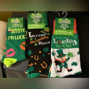 Day Crew Socks - Green, Black, Multicolor